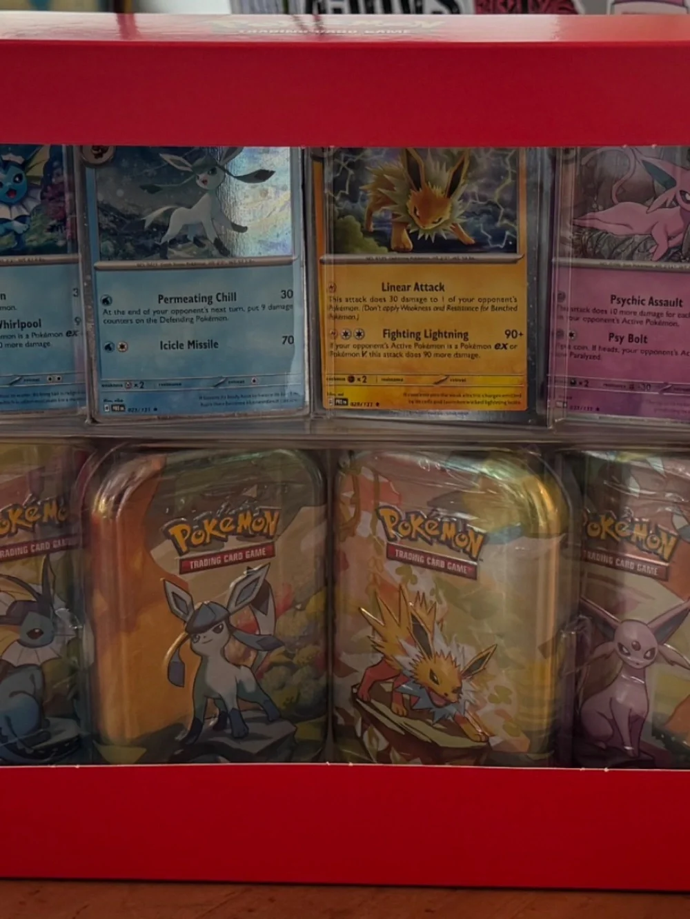 Pokemon TCG:Scarlet & Violet Prismatic Evolutions 8 pk mini tins NIB